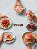 Souys Tatlı Aromalı Soslar - Waffle & Krep & Pankek & Dondurma & Kahve ve Pasta Sosu