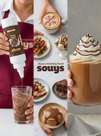 Souys Tatlı Aromalı Soslar - Waffle & Krep & Pankek & Dondurma & Kahve ve Pasta Sosu
